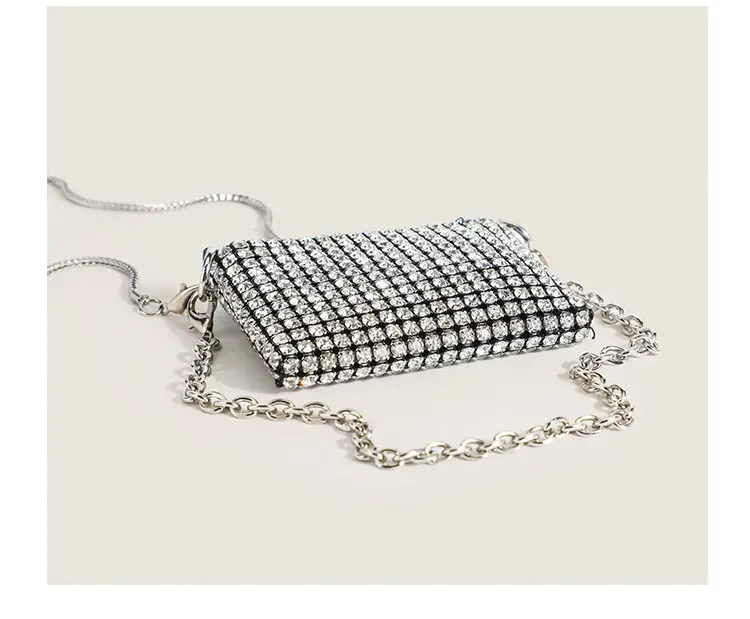 Black Rhinestone Shoulder Crossbody Bag for Women — feature 23