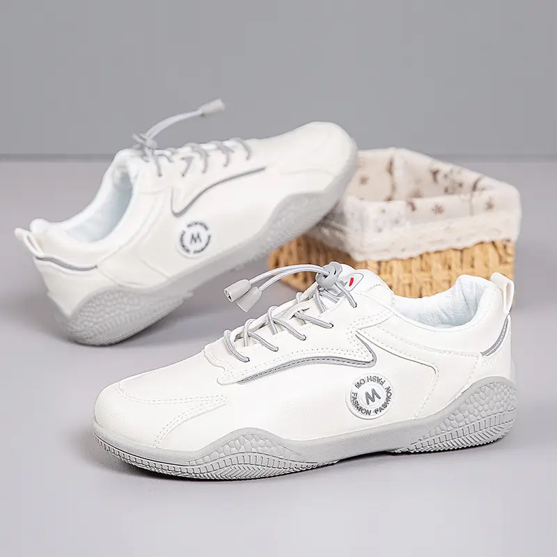 2026 New Spring and Autumn Stylish White Sneakers, Non-Slip and Wear-Resistant, Lightweight Soft-Soled Women's Casual Shoes - Image 3