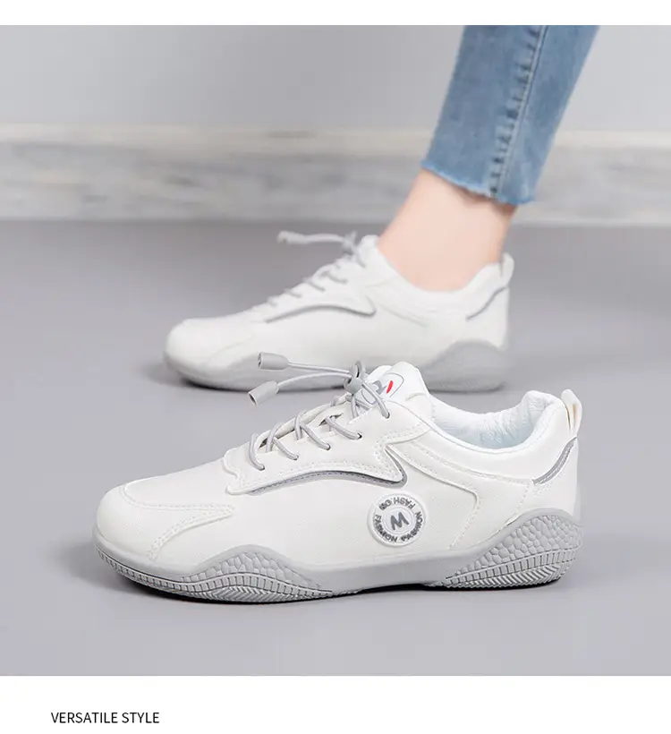 2026 New Spring and Autumn Stylish White Sneakers, Non-Slip and Wear-Resistant, Lightweight Soft-Soled Women's Casual Shoes — feature 15