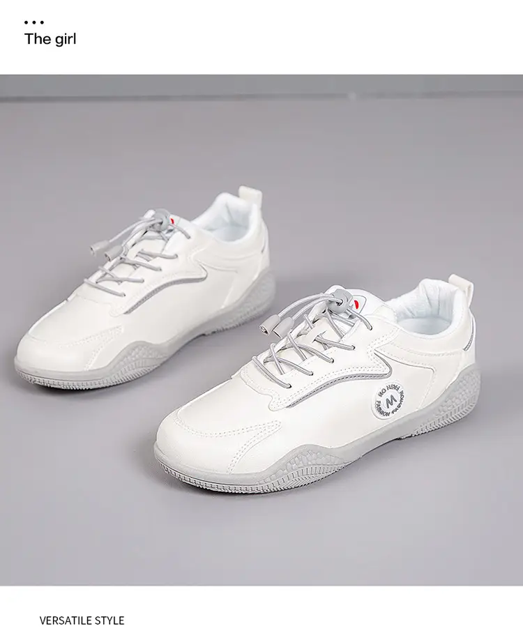 2026 New Spring and Autumn Stylish White Sneakers, Non-Slip and Wear-Resistant, Lightweight Soft-Soled Women's Casual Shoes — feature 21