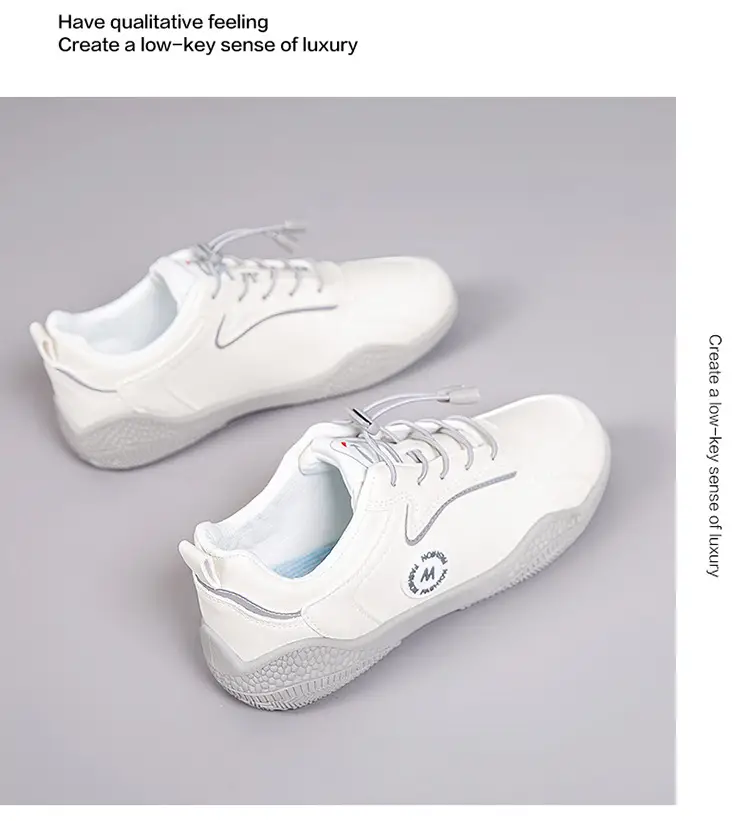 2026 New Spring and Autumn Stylish White Sneakers, Non-Slip and Wear-Resistant, Lightweight Soft-Soled Women's Casual Shoes — feature 22
