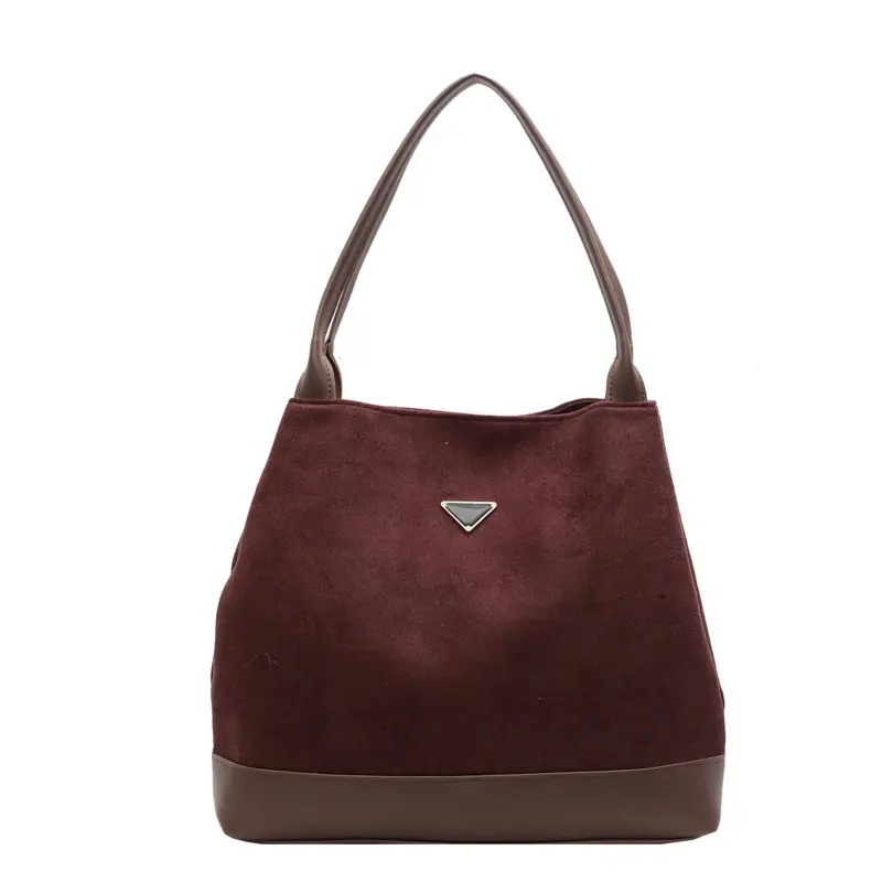 Women's Black Deer Leather Shoulder Bag 2024 Korean Style - Image 9