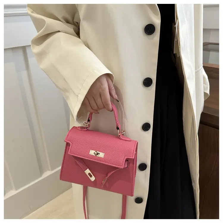 2024 New Mori Textured Kelly Shoulder Crossbody Bag — feature 16
