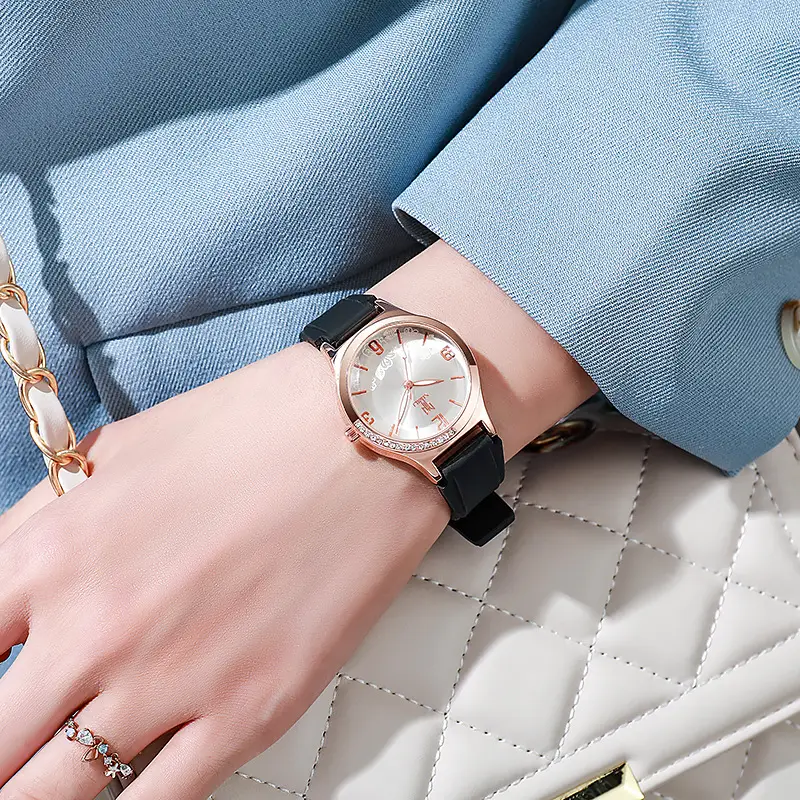 Women's Trendy Quartz Watch with Crystal Dial — feature 6