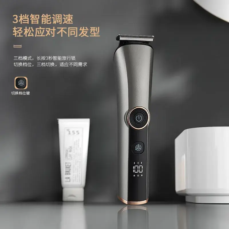 Five-in-One Hair Clipper Electric with Oil Head & Scissors - Image 5