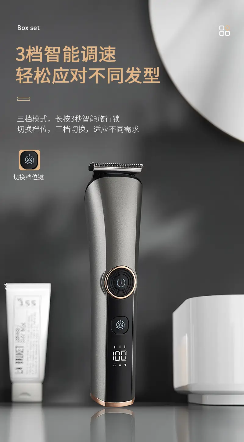 Five-in-One Hair Clipper Electric with Oil Head & Scissors — feature 4