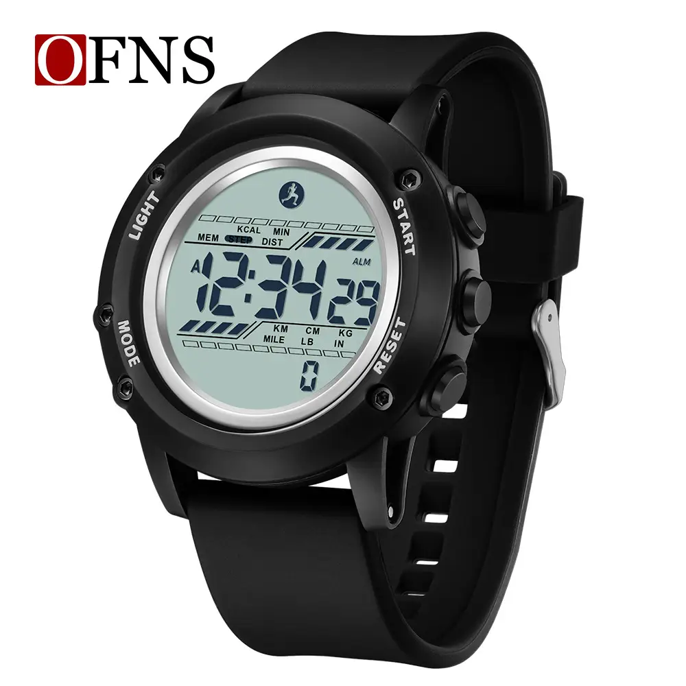 OFNS Multifunctional Camouflage Waterproof Pedometer Watch for Teens - Image 2