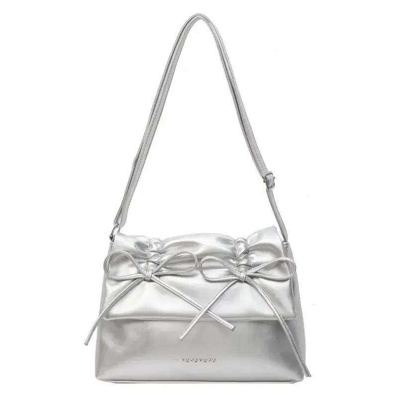 Women's Pink Bow Crossbody Bag 2024 - Image 4