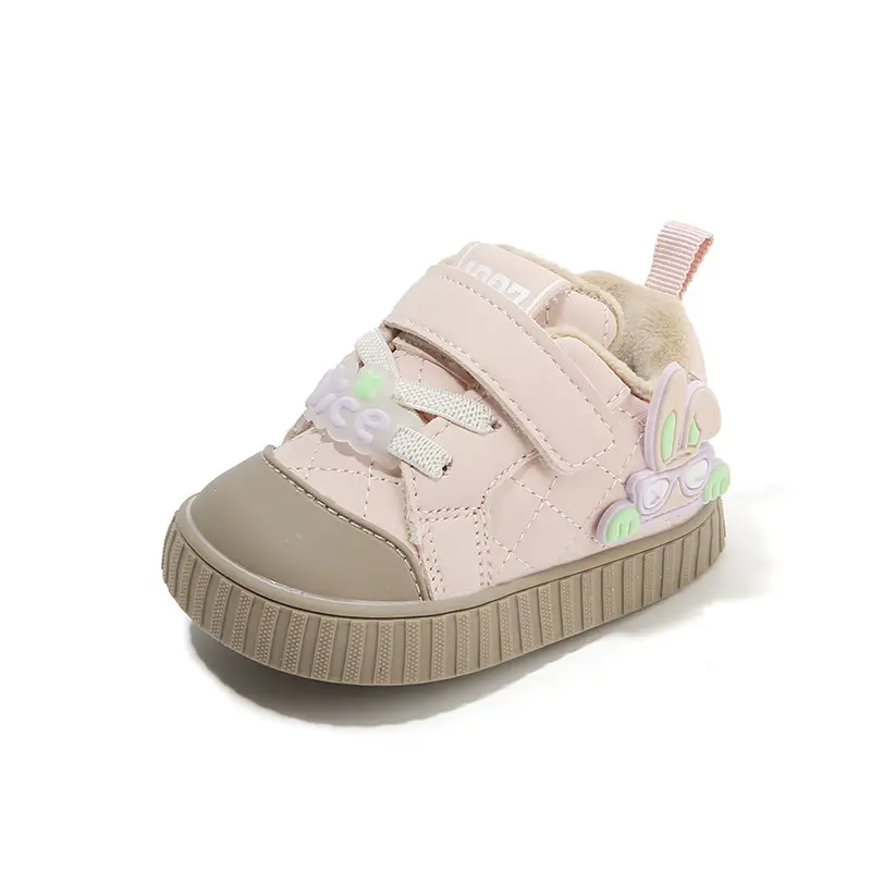 Winter new cotton shoes men baby toddler shoes soft bottom baby shoes 0 a 1 year old key shoes women's treasure cotton shoes cartoon