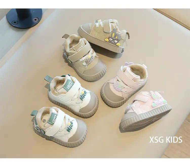 Winter new cotton shoes men baby toddler shoes soft bottom baby shoes 0 a 1 year old key shoes women's treasure cotton shoes cartoon — feature 10