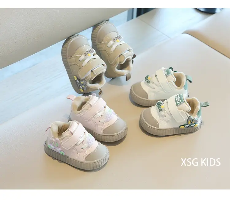 Winter new cotton shoes men baby toddler shoes soft bottom baby shoes 0 a 1 year old key shoes women's treasure cotton shoes cartoon — feature 11