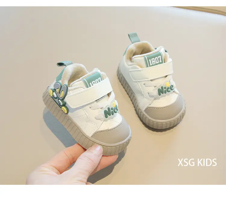 Winter new cotton shoes men baby toddler shoes soft bottom baby shoes 0 a 1 year old key shoes women's treasure cotton shoes cartoon — feature 15