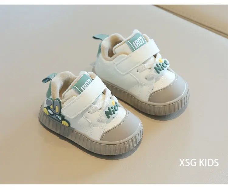 Winter new cotton shoes men baby toddler shoes soft bottom baby shoes 0 a 1 year old key shoes women's treasure cotton shoes cartoon — feature 16