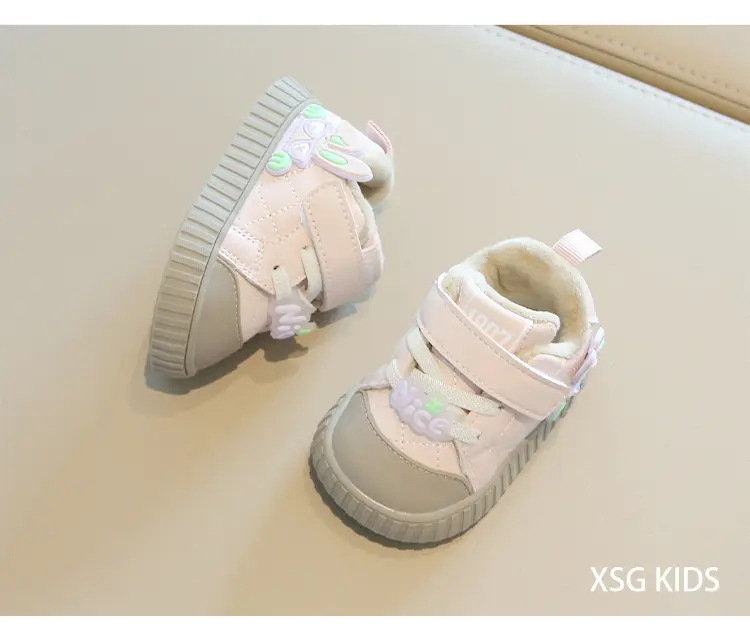 Winter new cotton shoes men baby toddler shoes soft bottom baby shoes 0 a 1 year old key shoes women's treasure cotton shoes cartoon — feature 19