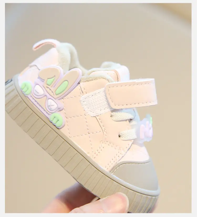Winter new cotton shoes men baby toddler shoes soft bottom baby shoes 0 a 1 year old key shoes women's treasure cotton shoes cartoon — feature 5