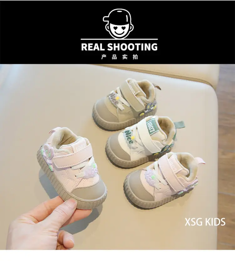Winter new cotton shoes men baby toddler shoes soft bottom baby shoes 0 a 1 year old key shoes women's treasure cotton shoes cartoon — feature 9