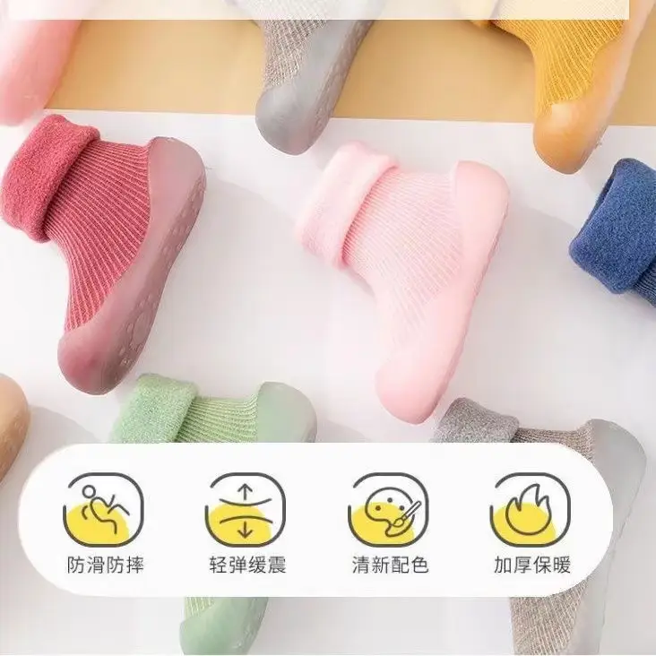 Baby Velvet Socks Autumn Winter Non-Slip Warm — feature 17