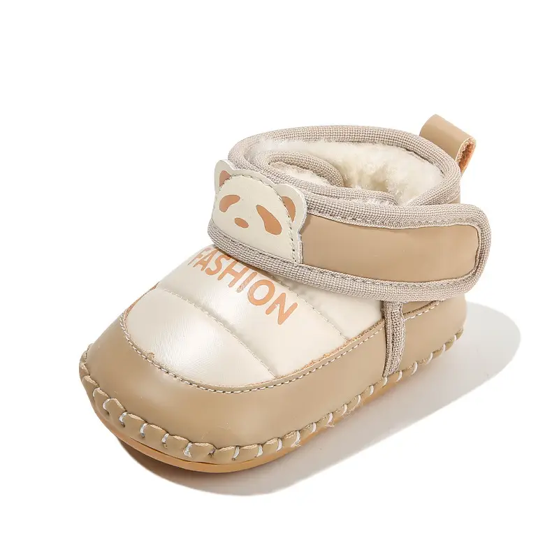 Baby Warm Fleece Slip-On Shoes for Newborns - Image 7