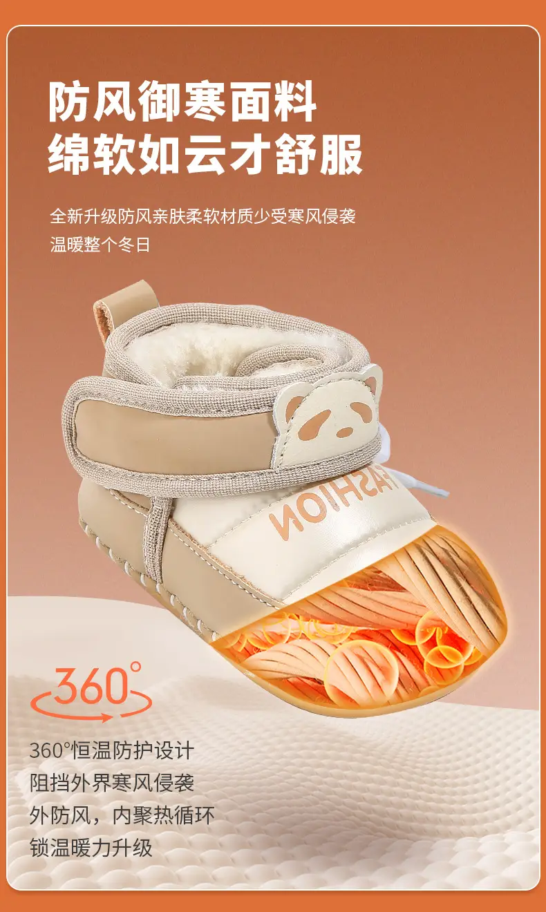 Baby Warm Fleece Slip-On Shoes for Newborns β feature 16