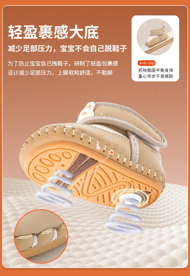 Baby Warm Fleece Slip-On Shoes for Newborns β feature 18