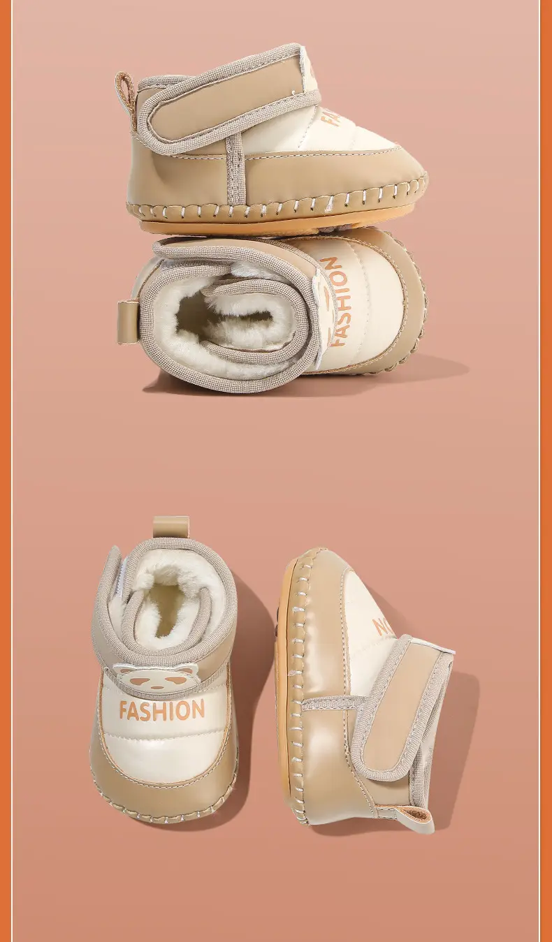 Baby Warm Fleece Slip-On Shoes for Newborns β feature 24