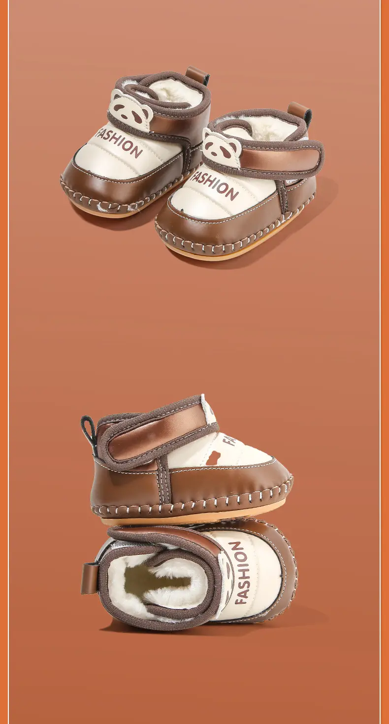 Baby Warm Fleece Slip-On Shoes for Newborns β feature 25