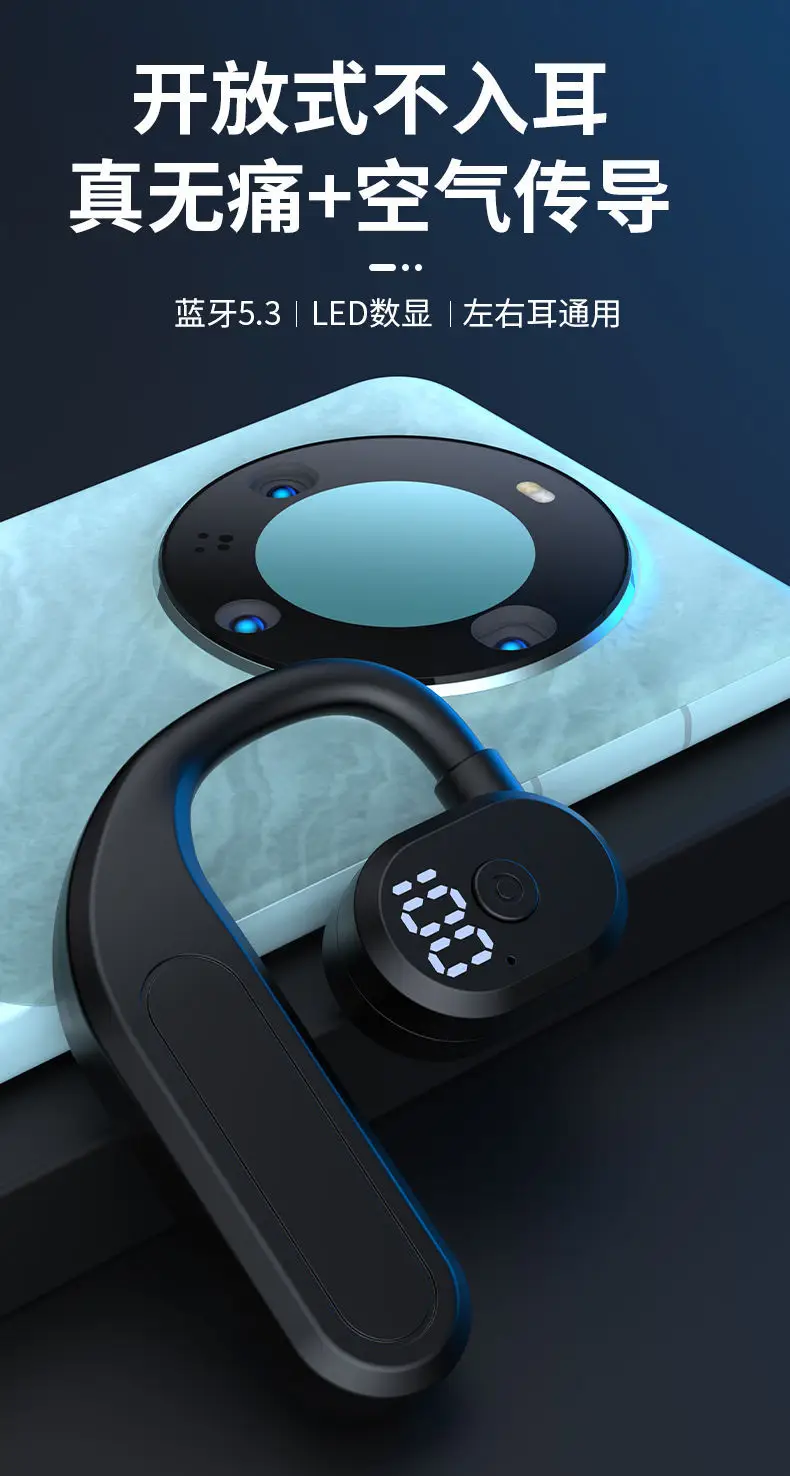 2024 Wireless Bluetooth Headset with LED Power Display — feature 13