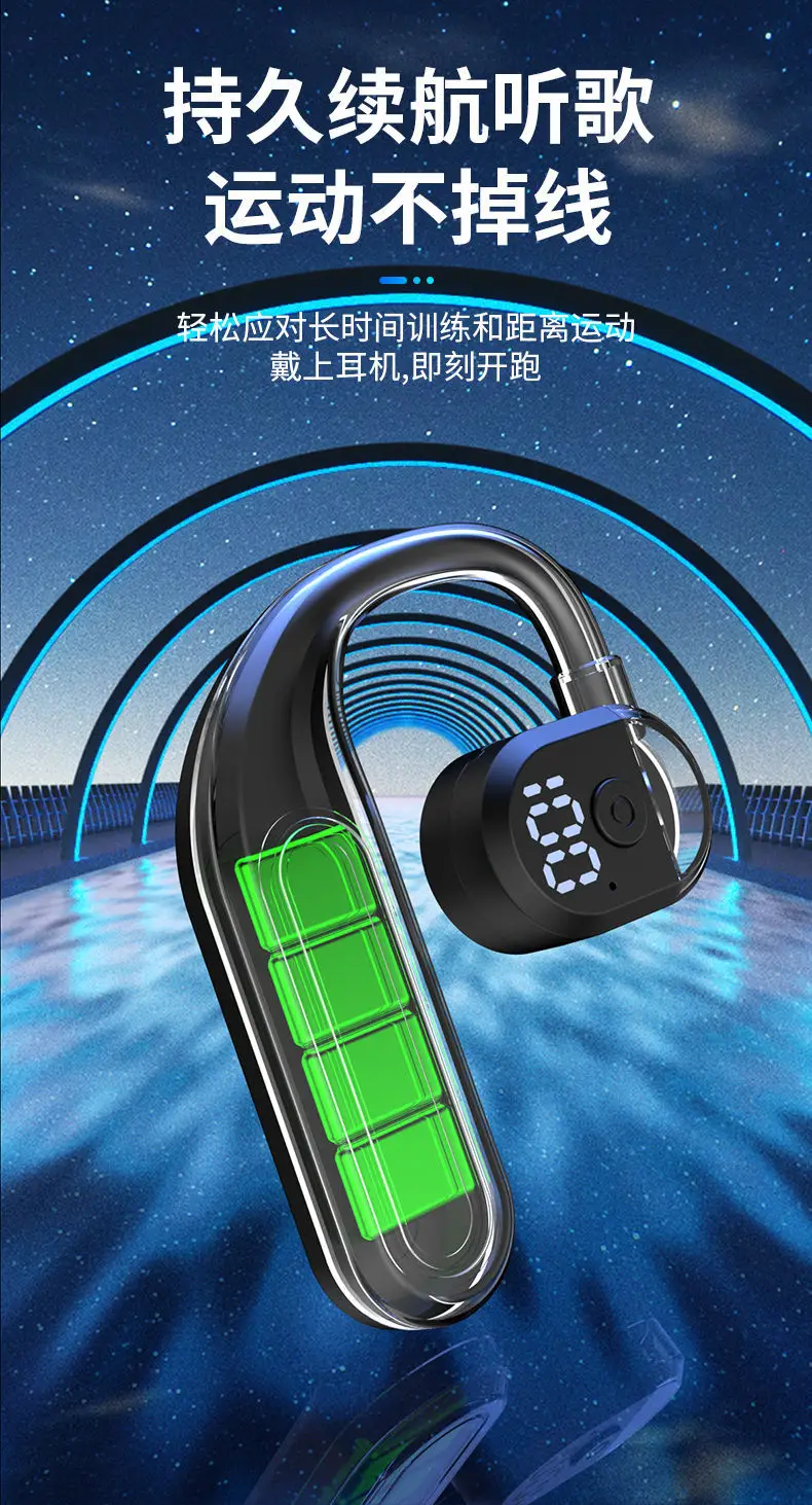 2024 Wireless Bluetooth Headset with LED Power Display — feature 8