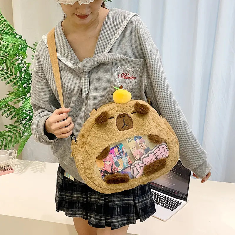 Cute Doll Plush Crossbody Bag for Girls 2024 - Image 4