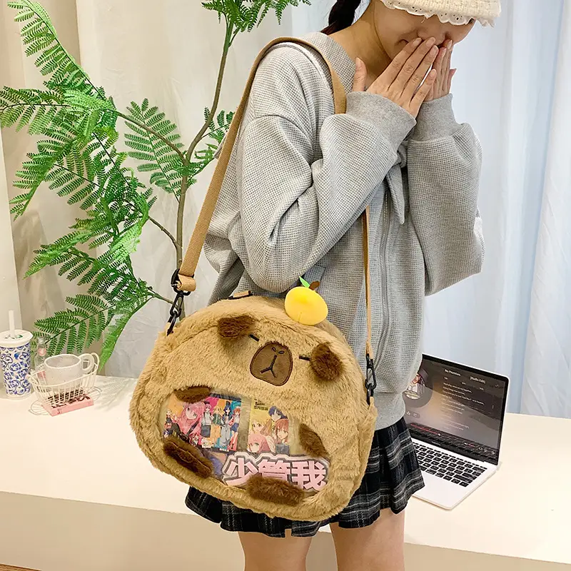 Cute Doll Plush Crossbody Bag for Girls 2024 - Image 5