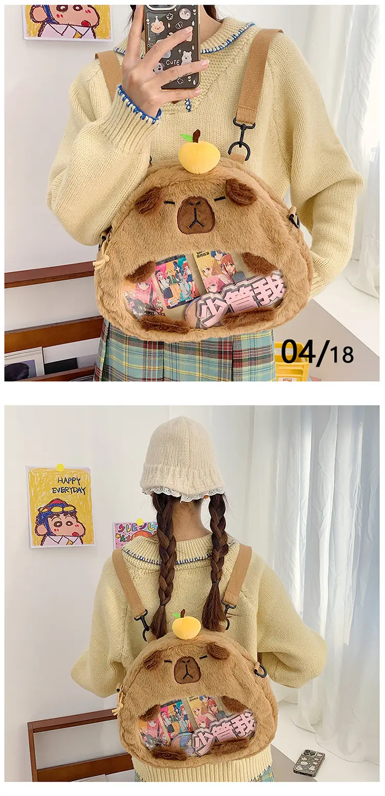 Cute Doll Plush Crossbody Bag for Girls 2024 — feature 11