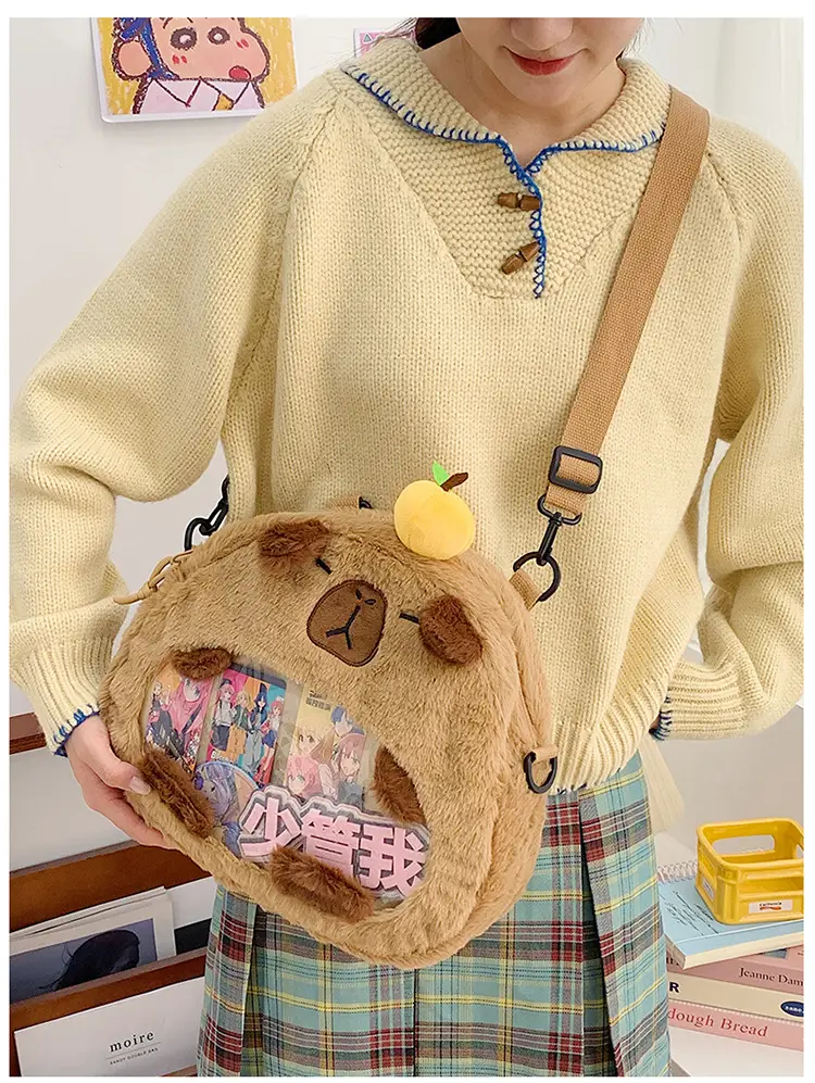 Cute Doll Plush Crossbody Bag for Girls 2024 — feature 13
