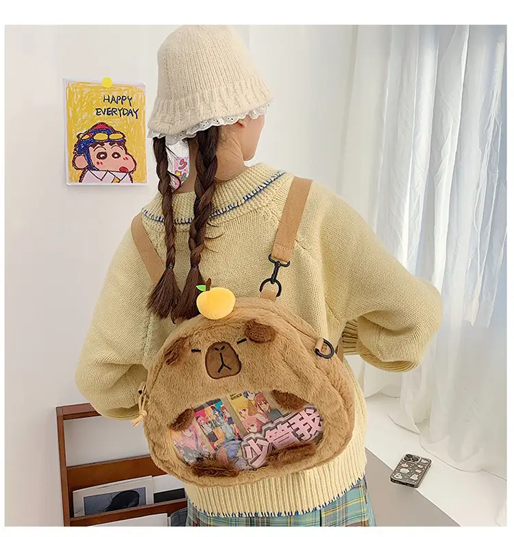 Cute Doll Plush Crossbody Bag for Girls 2024 — feature 2