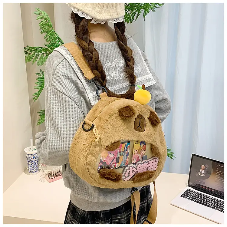 Cute Doll Plush Crossbody Bag for Girls 2024 — feature 28