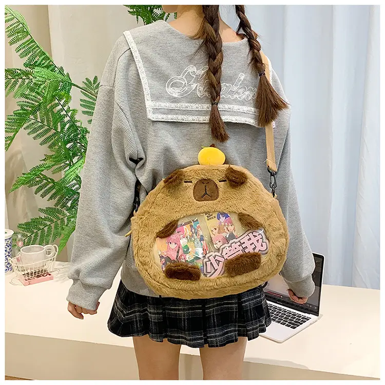 Cute Doll Plush Crossbody Bag for Girls 2024 — feature 29