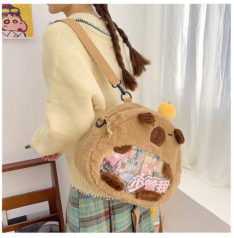 Cute Doll Plush Crossbody Bag for Girls 2024 — feature 3
