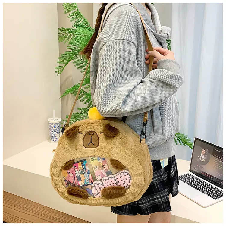 Cute Doll Plush Crossbody Bag for Girls 2024 — feature 32