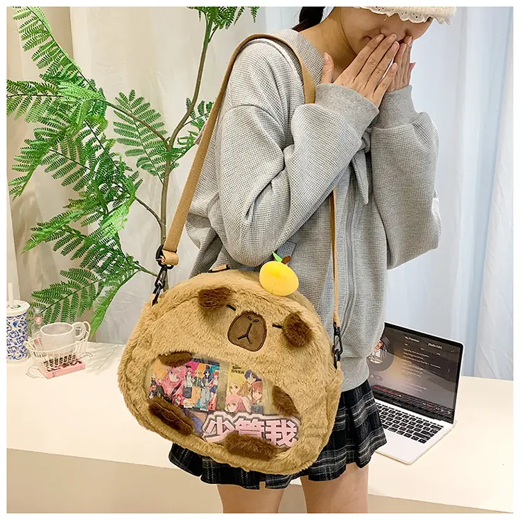 Cute Doll Plush Crossbody Bag for Girls 2024 — feature 33