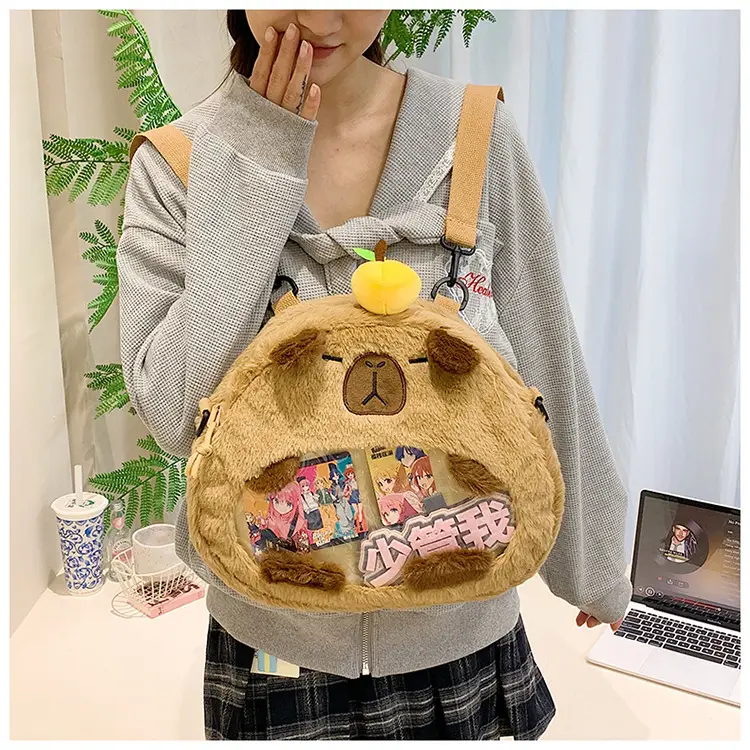Cute Doll Plush Crossbody Bag for Girls 2024 — feature 35