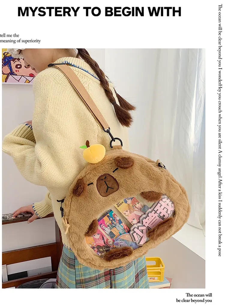 Cute Doll Plush Crossbody Bag for Girls 2024 — feature 4