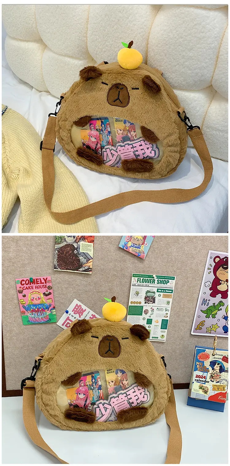 Cute Doll Plush Crossbody Bag for Girls 2024 — feature 41