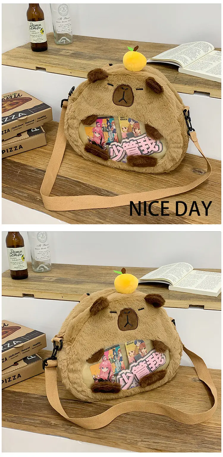 Cute Doll Plush Crossbody Bag for Girls 2024 — feature 43