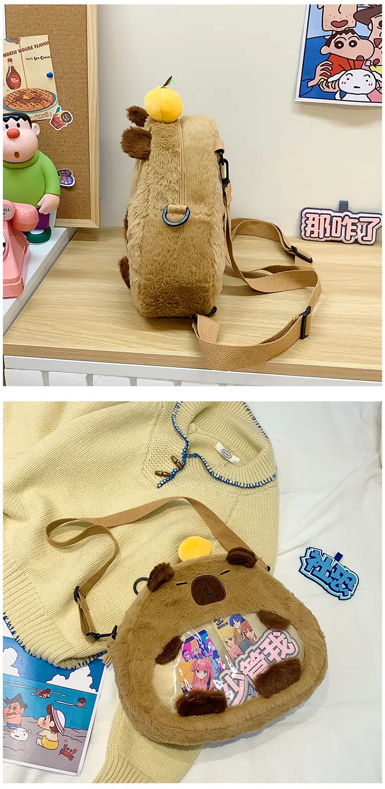 Cute Doll Plush Crossbody Bag for Girls 2024 — feature 45