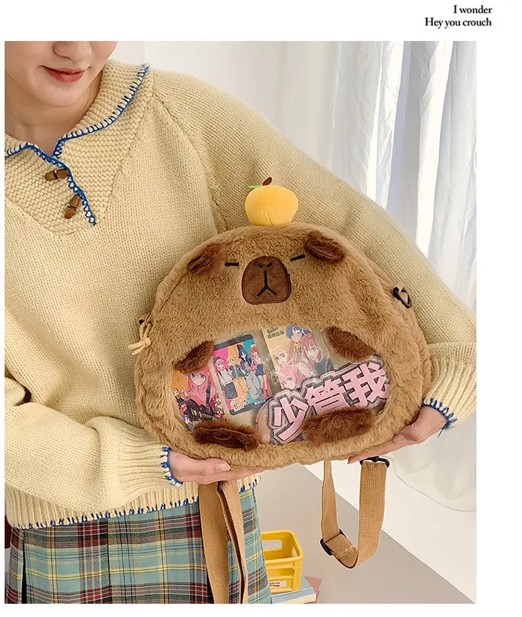 Cute Doll Plush Crossbody Bag for Girls 2024 — feature 5