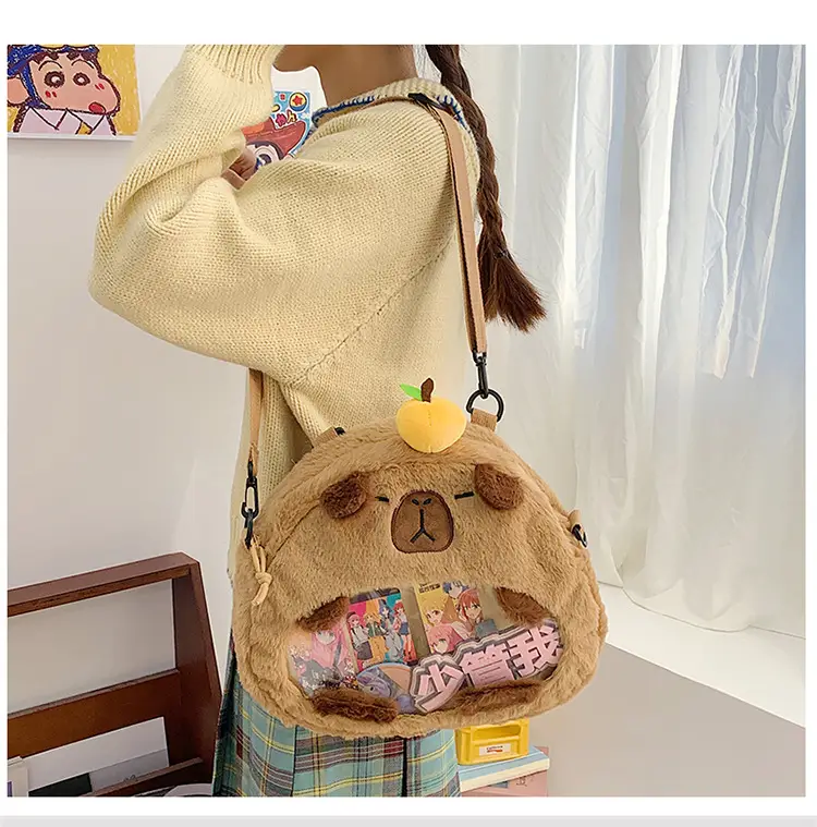 Cute Doll Plush Crossbody Bag for Girls 2024 — feature 6