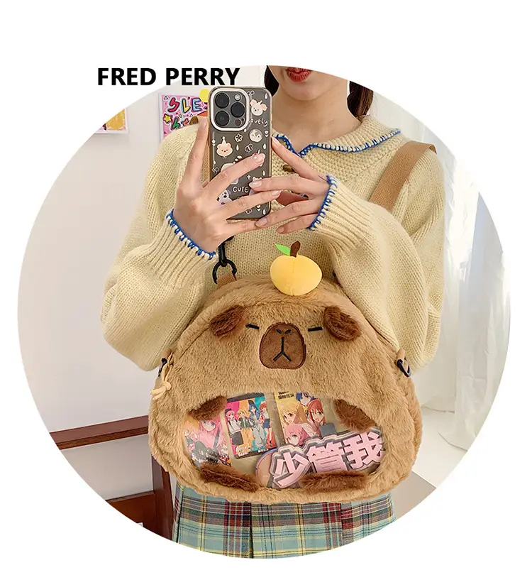 Cute Doll Plush Crossbody Bag for Girls 2024 — feature 9