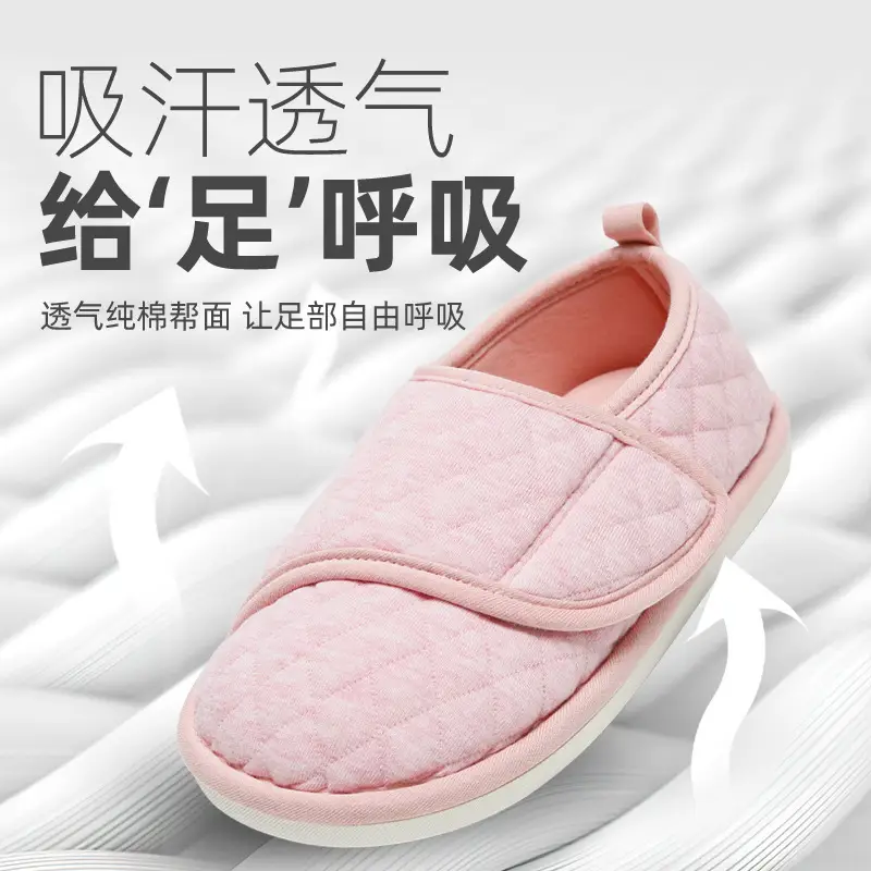 2025 Autumn and Winter New Warm Bag Heel Elderly Windproof and Waterproof Protective Outdoor Velcro Portable Cotton Slippers - Image 6