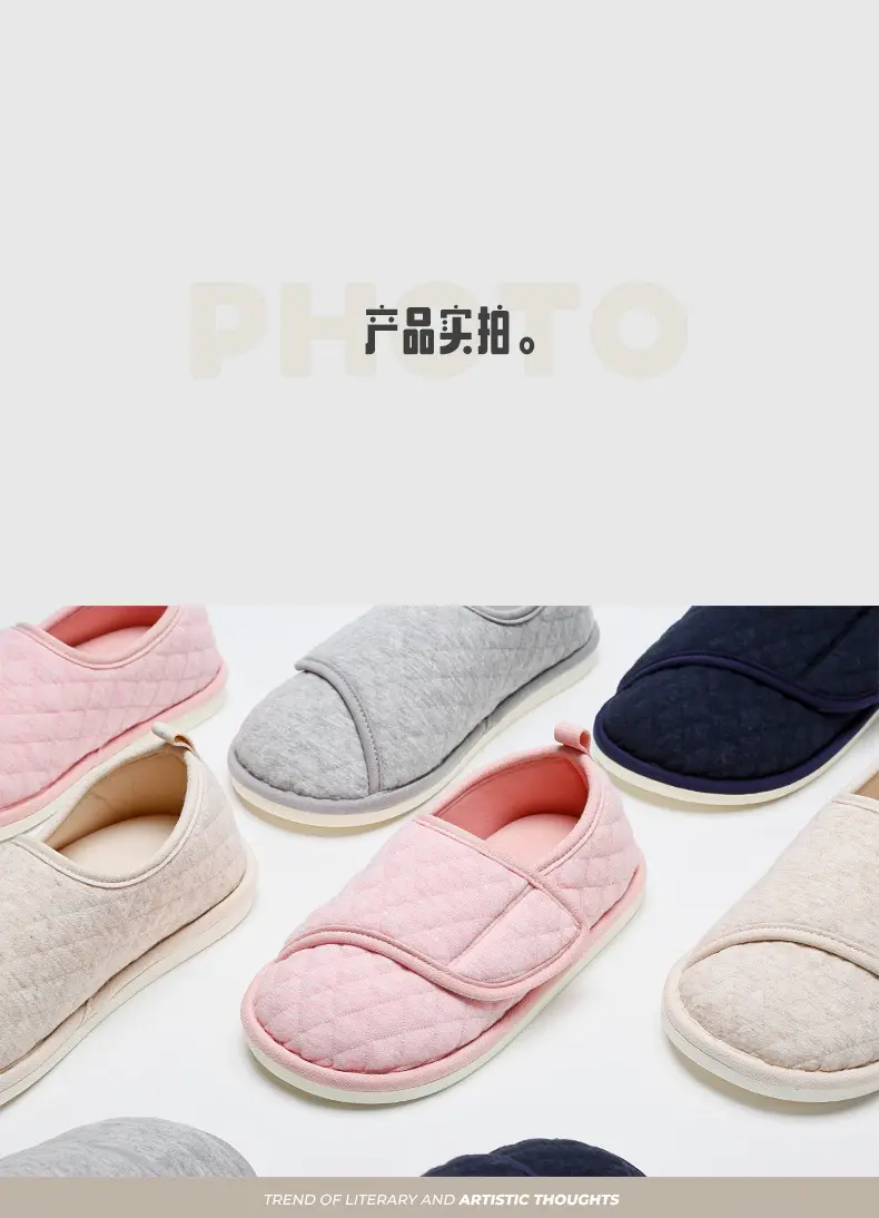 2025 Autumn and Winter New Warm Bag Heel Elderly Windproof and Waterproof Protective Outdoor Velcro Portable Cotton Slippers — feature 13