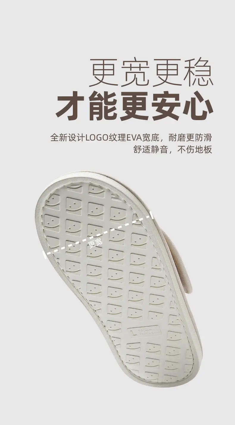 2025 Autumn and Winter New Warm Bag Heel Elderly Windproof and Waterproof Protective Outdoor Velcro Portable Cotton Slippers — feature 8