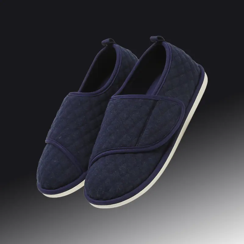 2025 Autumn and Winter New Warm Bag Heel Elderly Windproof and Waterproof Protective Outdoor Velcro Portable Cotton Slippers - Image 2